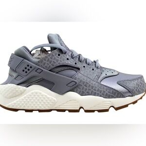 Women Nike Air Huarache Run Premium Wolf Grey-Sail